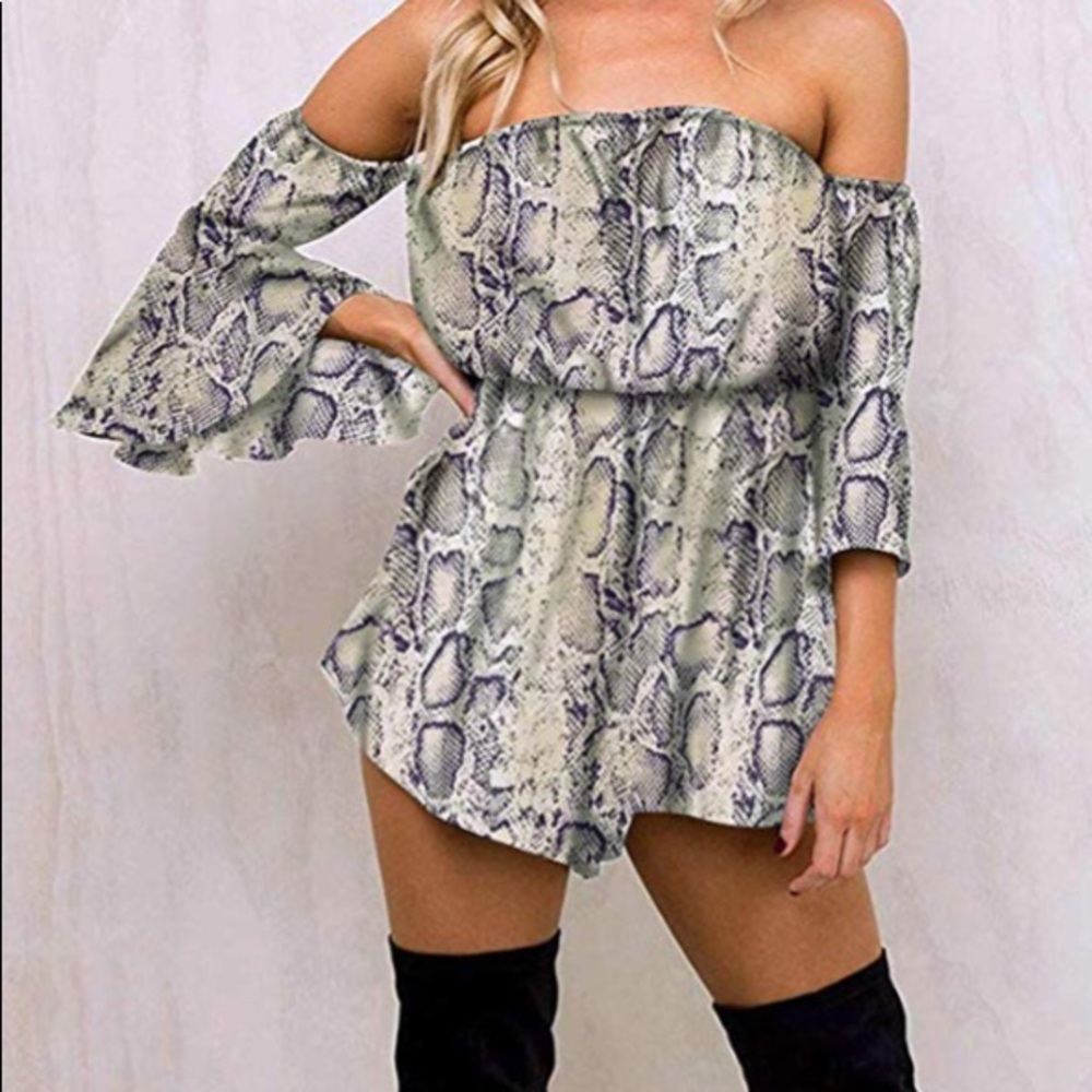 Relipop Snake Skin Romper